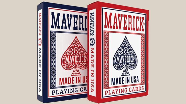 Maverick Made in the USA (Red) Playing Cards