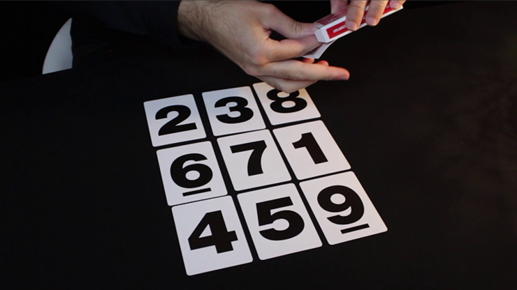 Bicycle Special NUMBERS Red Playing Cards (plus 11 Online Effects)