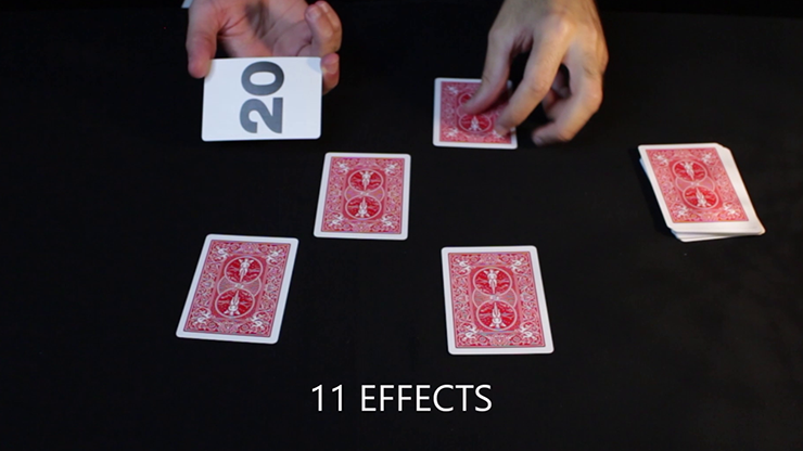 Bicycle Special NUMBERS Blue Playing Cards (plus 11 Online Effects)