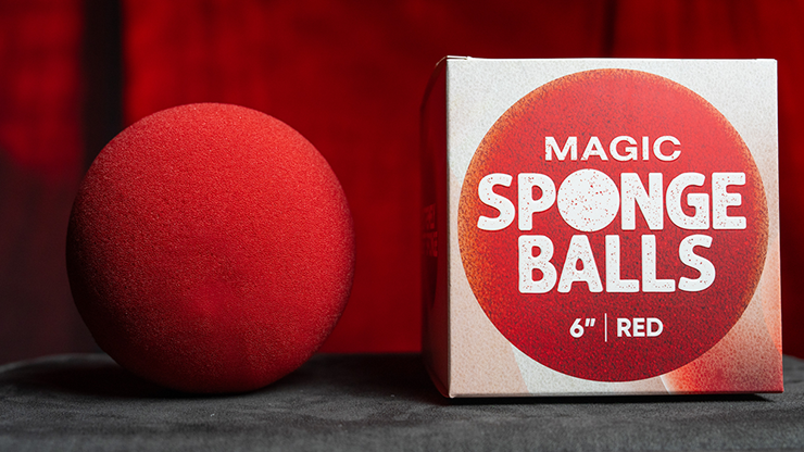 Magic Sponge Balls 1PK RED 6" by Murphy's Magic