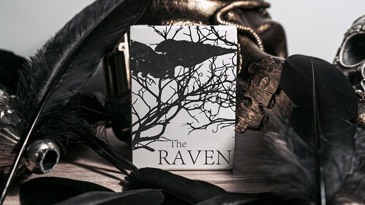 The Raven Black Dusk (Gilded) Playing Cards