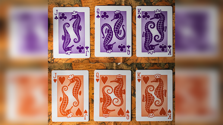 Lighthouse Dusk Playing Cards by EmilySleights