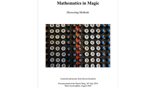 The Maths in Magic by Steven Goodwin eBook