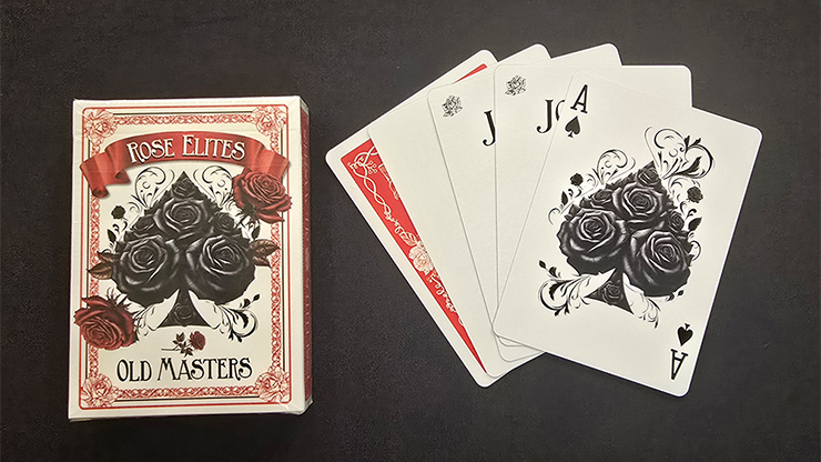 Rose Elites - Old Masters (Red) Marked Deck Playing Cards