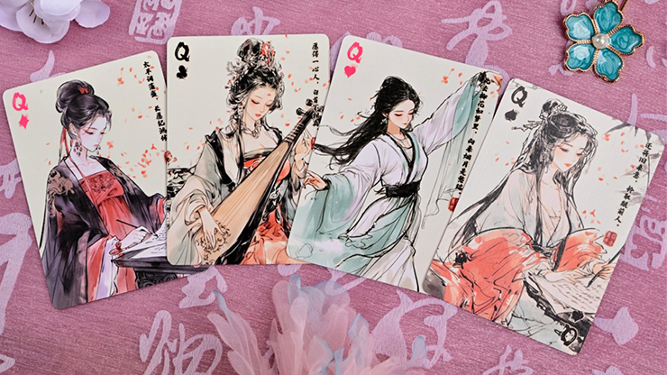 Four Beauties (XiShi) Playing Cards