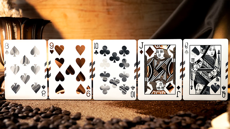 Flexible Mocha Mousse Playing Cards by TCC