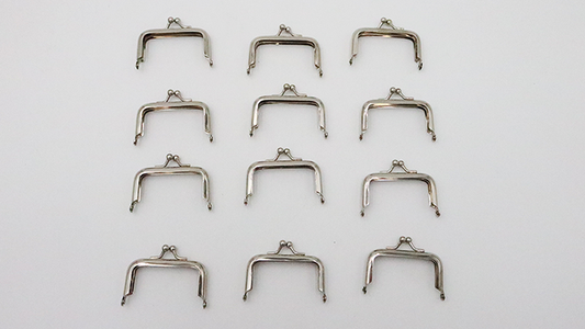 Purse Frames (Silver, 12 in one pack) Goshman