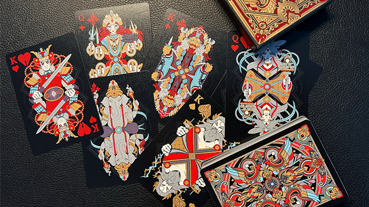 Sacred Legends Black Edition Playing Cards  by HypieLab