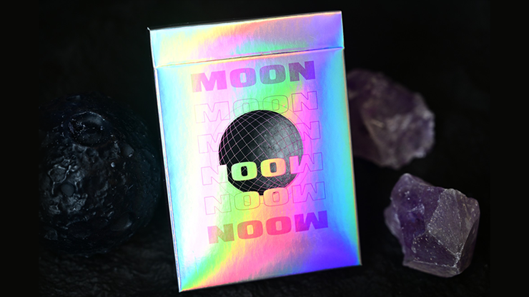 Moon (White Holo) Playing Cards