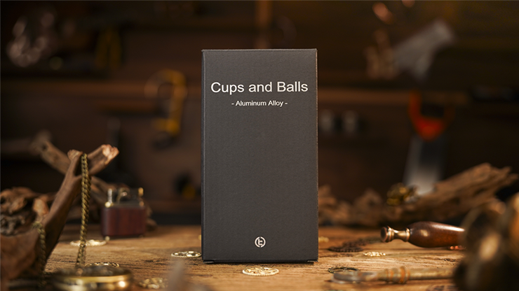 Aluminum Alloy Cups and Balls Set by TCC Magic