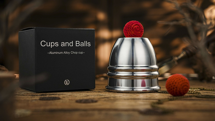 Aluminum Alloy Cups and Balls Matching Chop Cup by TCC Magic