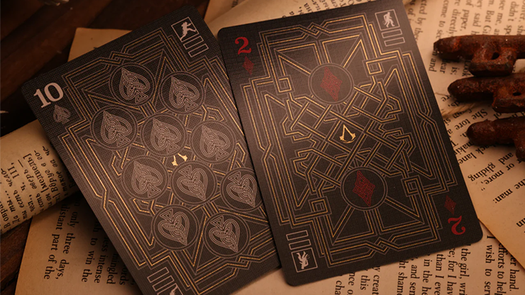 Assassin's Creed Legacy Version 2 Onyx (Hidden Blade) Playing Cards