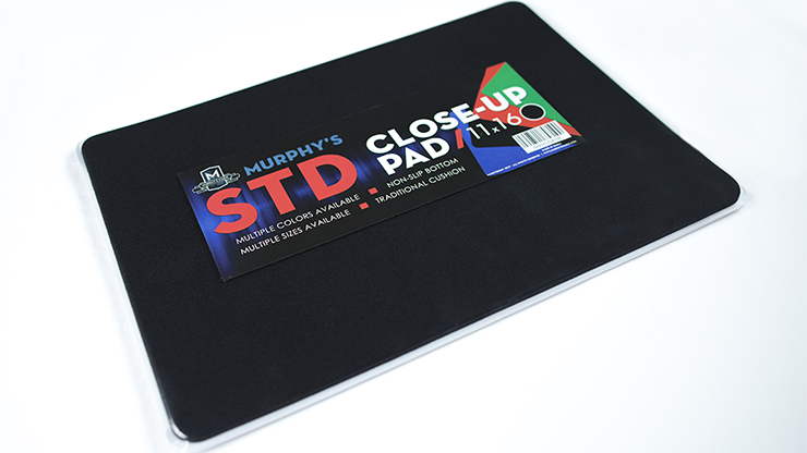 Standard Close-Up Pad 11X16 (Black) by Murphy's Magic Supplies - Trick