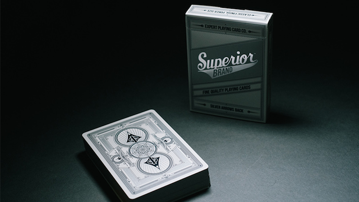 Superior Silver Arrow Playing Cards by Expert Playing Card Co