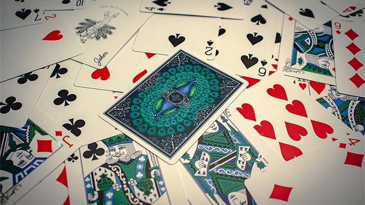 Limited Edition Peacocks Playing Cards by Rocsana Thompson