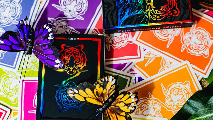 The Hidden King Rainbow Luxury Edition Playing Cards by BOMBMAGIC