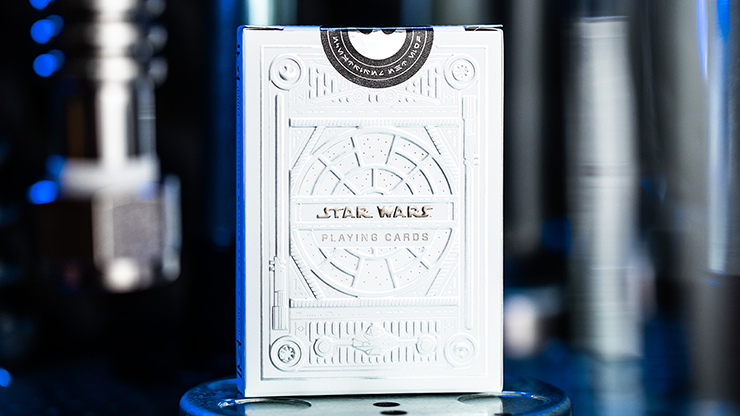 Star Wars Light Side Silver Edition Playing Cards (White) by theory11