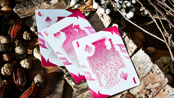 Lonely Wolf (PINK) Playing Cards by Bocopo