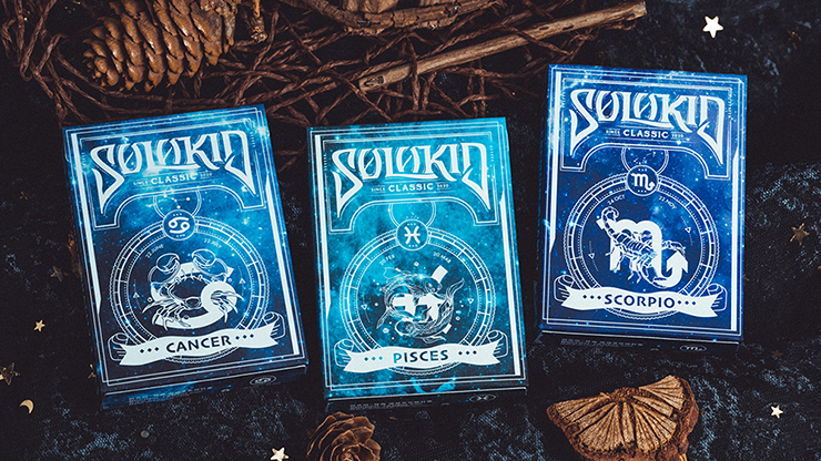 Solokid Constellation Series v2 (Pisces) Playing Cards by Solokid Playing Card Co.