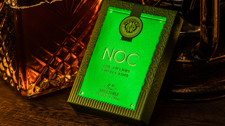 NOC (Green) The Luxury Collection Playing Cards by Riffle Shuffle x The House of Playing Cards