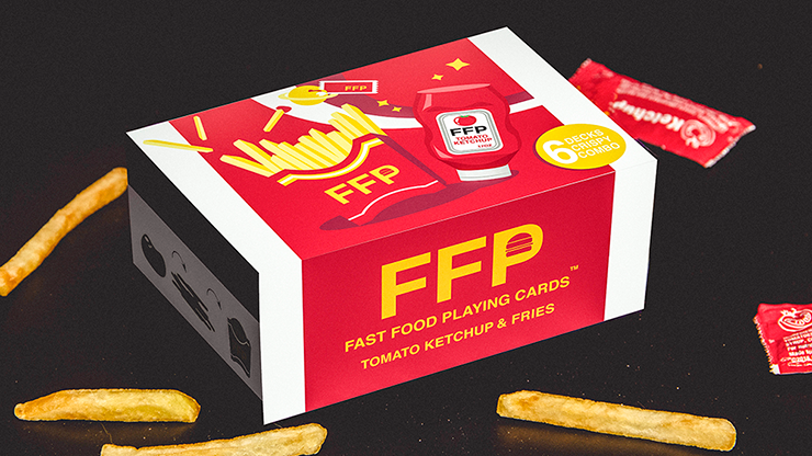 Ketchup and Fries Combo (1/2 Brick) Playing Cards by Fast Food Playing Cards