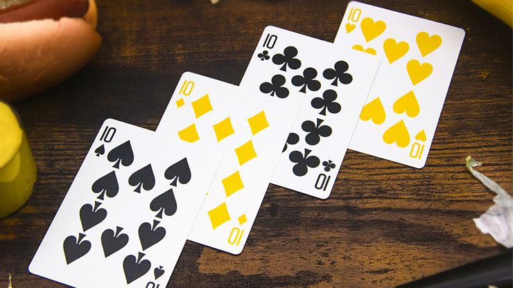 Mustard Playing Cards by Fast Food Playing Cards