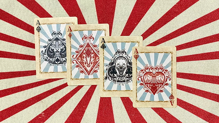 Gilded Bicycle Circus Nostalgic Playing Cards