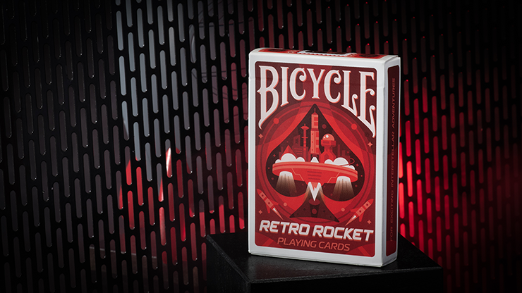 Retro Rocket Playing Cards