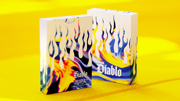 Ultra Diablo Blue Playing Cards by Gemini