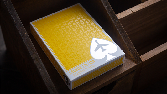 Lounge Edition in Taxiway Yellow by Jetsetter Playing Cards