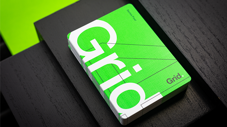 Grid Series Four- Typographic Playing Cards