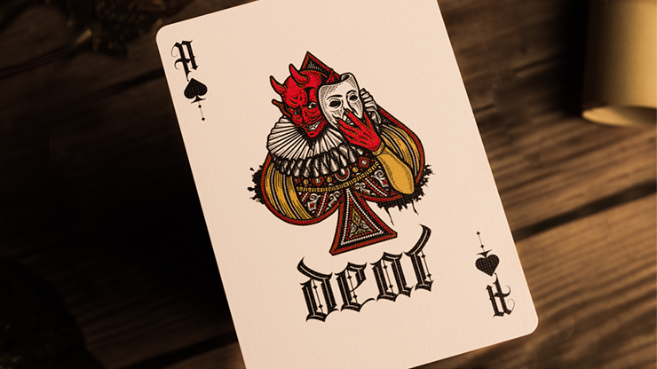 Deal with the Devil (Golden Contract) UV Foiled Edition Playing Cards by Darkside Playing Card Co