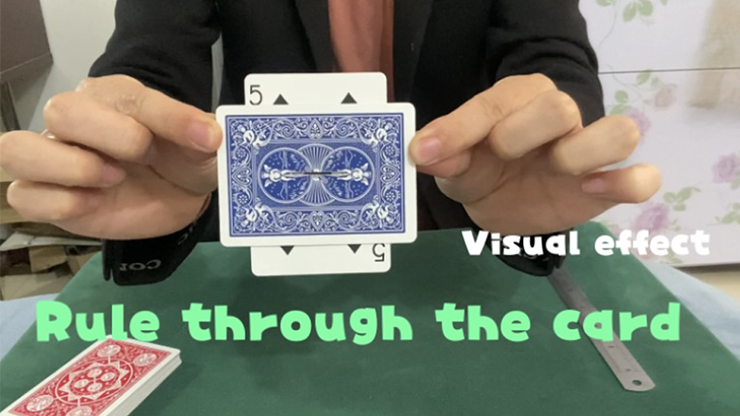 Ruler Through Card by Dingding video DOWNLOAD