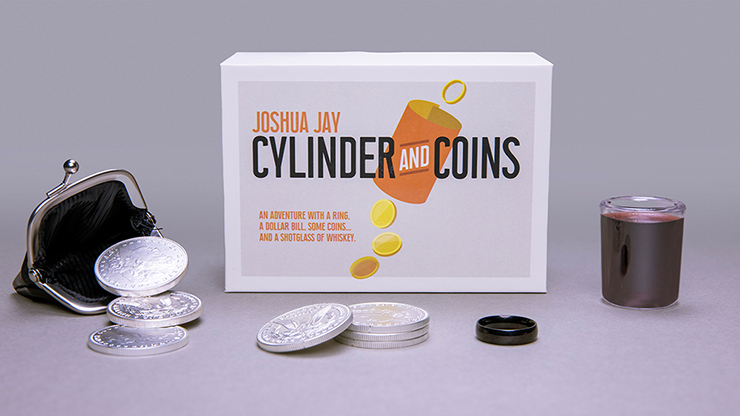 Cylinder and Coins (Gimmicks and Online Instructions) by Joshua Jay - Trick