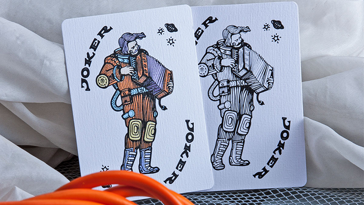 Escape Velocity (Blue) Playing Cards