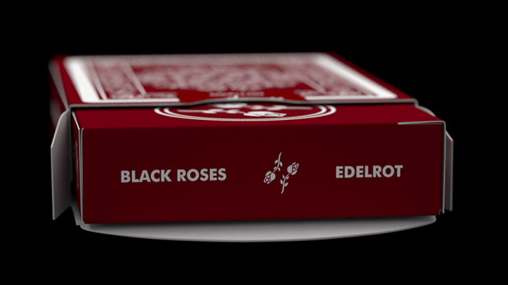 Black Roses Edelrot Mini Playing Cards (Collector's Box)