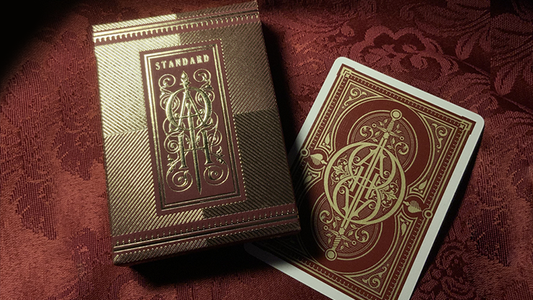 Oath Standard (Burgundy) Playing Cards by Lotrek