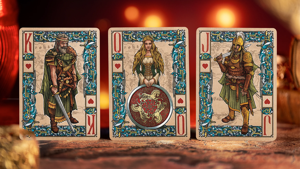 The Lord of the Rings - Two Towers Playing Cards (Foiled Edition) by Kings Wild