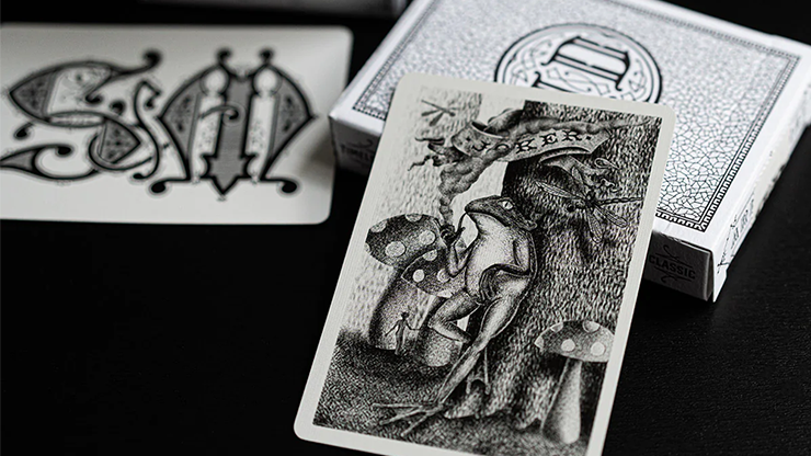 Smoke & Mirrors x Fulton (Smoke-White) Playing Cards by Dan & Dave