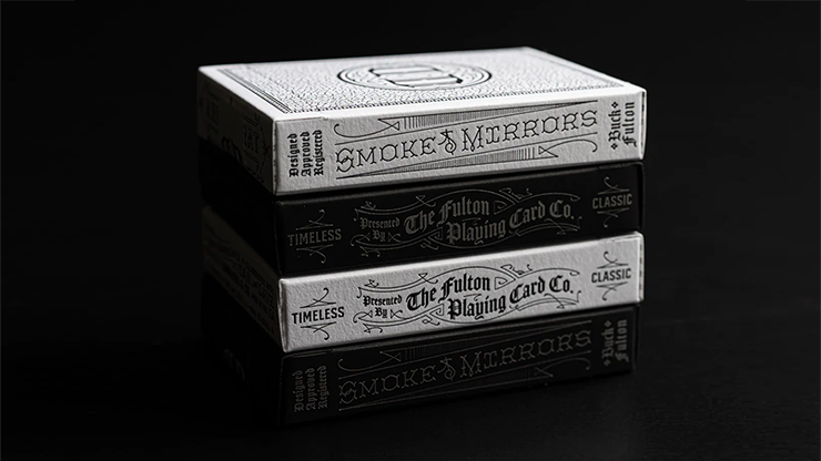 Smoke & Mirrors x Fulton (Mirror-Black) Playing Cards by Dan & Dave