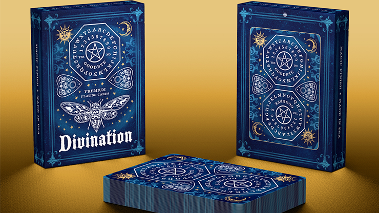 Divination (Blue) Playing Cards by Midnight Cards