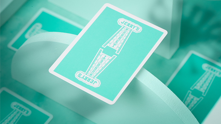 Jerry's Nugget Monotone (Tiffany Blue) Playing Cards