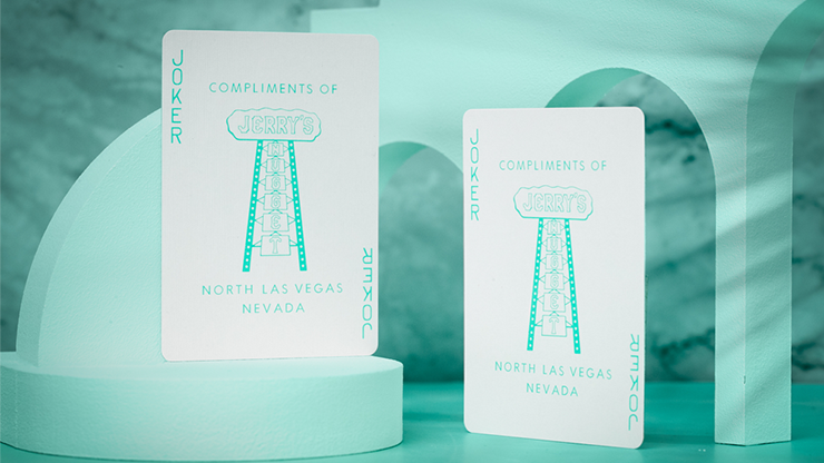 Jerry's Nugget Monotone (Tiffany Blue) Playing Cards