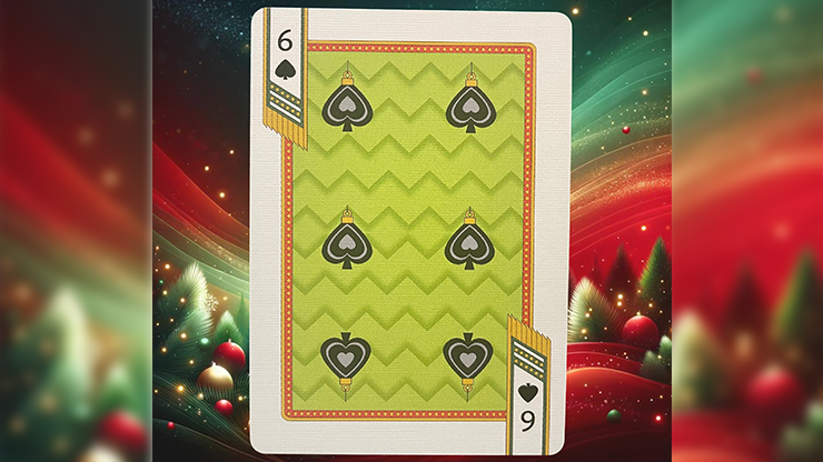 Bicycle Nutcracker (Green Gilded) Playing Cards