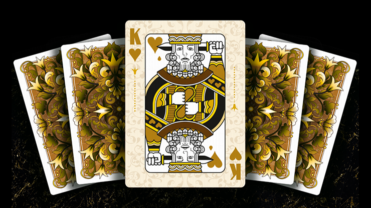 Grand Tulip Gold Playing Cards