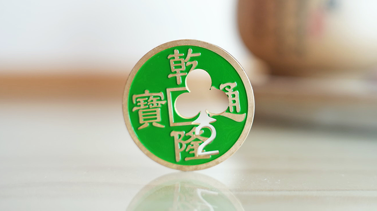 Chinese Coin with Prediction (Green 2C) - Trick