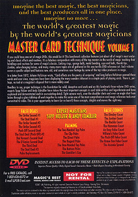 World's Greatest Magic: Master Card Technique Volume 1 - DVD