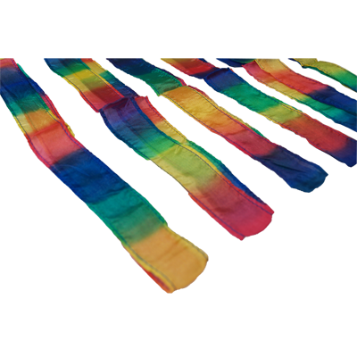 Thumb Tip Streamer 12 pack (1 inch  x 34 inch) by Magic by Gosh - Tricks